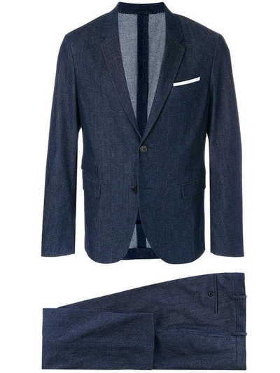 Neil Barrett Two Piece Formal Suit - Blue