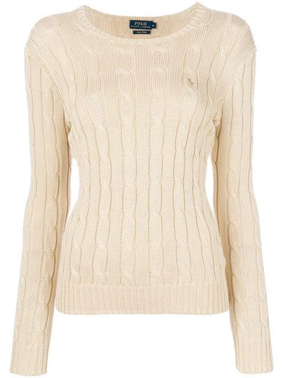 Polo Ralph Lauren Cable-knit Sweater - Neutrals In Nude & Neutrals