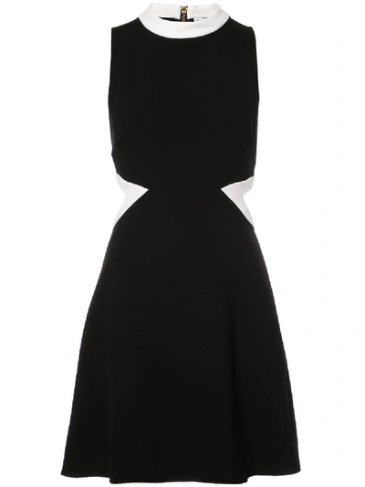 Rachel Zoe Constance Cutout Crepe Mini Dress In Black