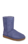 Ugg 'classic Ii' Genuine Shearling Lined Short Boot In Lavender Violet Suede