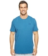 Under Armour Charged Cotton® Left Chest Lockup In Blackout Navy