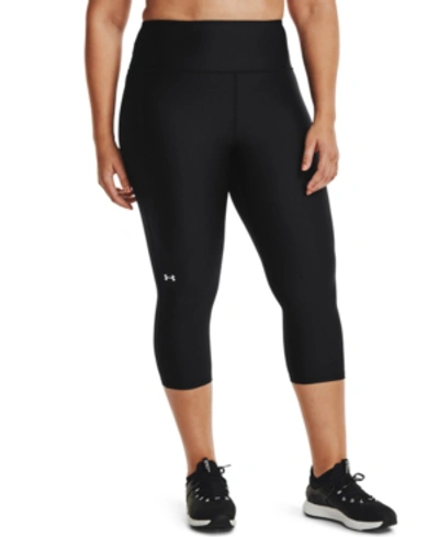 Under Armour Women's Heatgear High-rise Capri Compression Leggings In Black