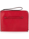 Valentino Garavani Valentino  Rockstud Clutch - Red