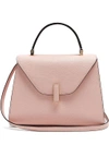 Valextra - Iside Medium Grained Leather Bag - Womens - Light Pink