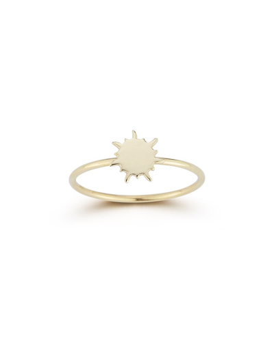 Ember Fine Jewelry 14k Gold Sun Ring In White
