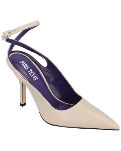 Paris Texas Leather Sandal In Purple