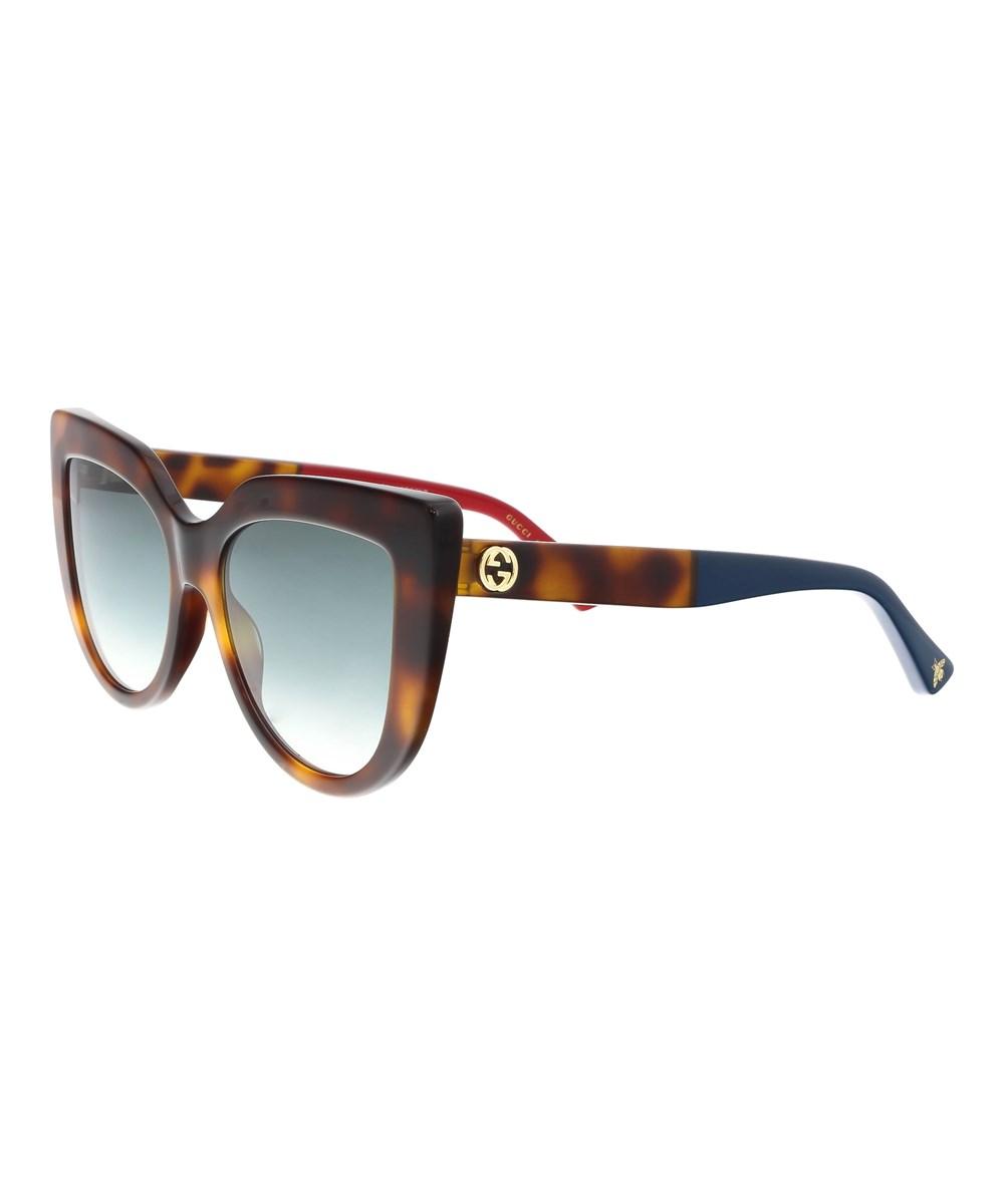 gucci havana cat eye sunglasses