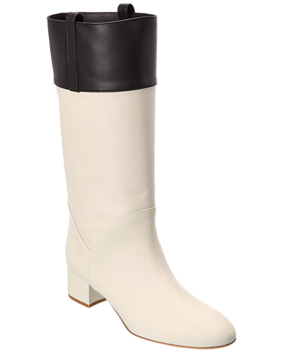 Gia Borghini Gc1003 Leather Boot In White