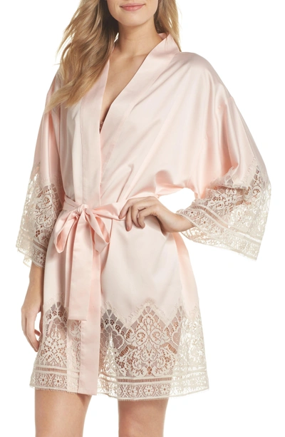 Flora Nikrooz Genevive Short Robe In Buff