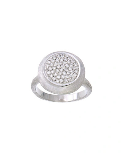 Marco Bicego Jaipur 18k 0.38 Ct. Tw. Diamond Ring In Silver