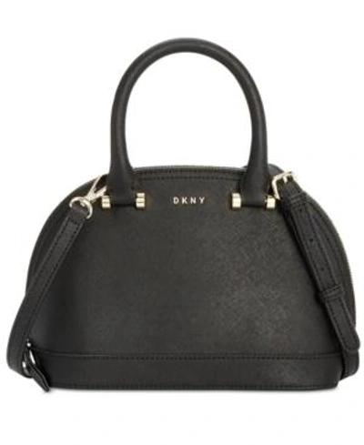 Dkny Round Small Satchel, Created For Macy's In Black