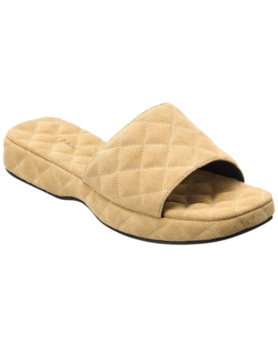 By Far Lilo Suede Sandal In Beige