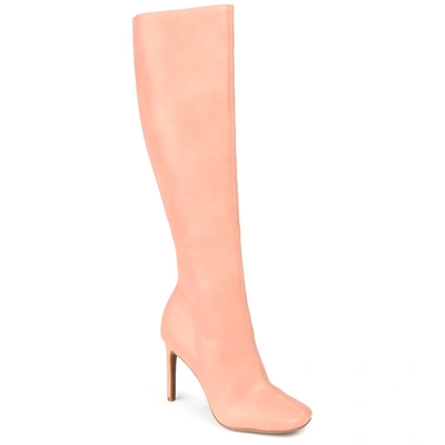 Journee Collection Collection Women's Tru Comfort Foam Wide Calf Glenda Boot In Pink