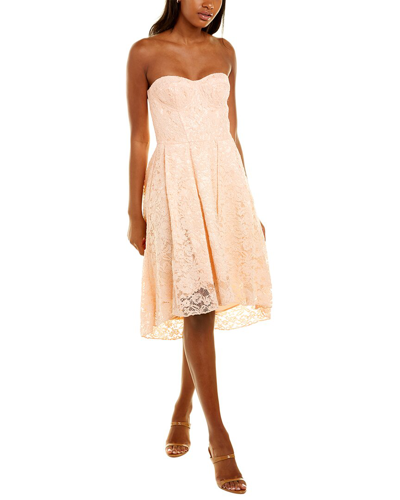 Eva Franco Lace Cocktail Dress In Pink