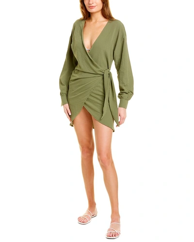 Moeva Norma Cover-up Dress In Green