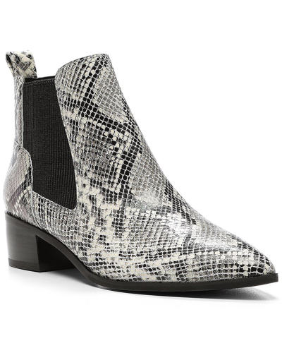 Donald Pliner Gerri Leather Bootie In Grey