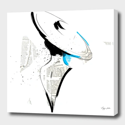 Curioos Almost Blue In White