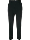 Prada Cropped Tailored Trousers In Fnero