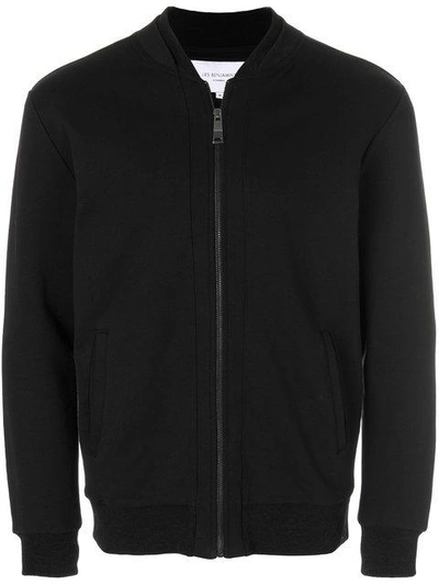 Les Benjamins Front Zip Sweatshirt - Black
