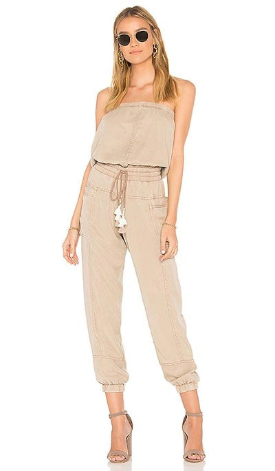 Yfb Clothing Luke Jumpsuit In Natural