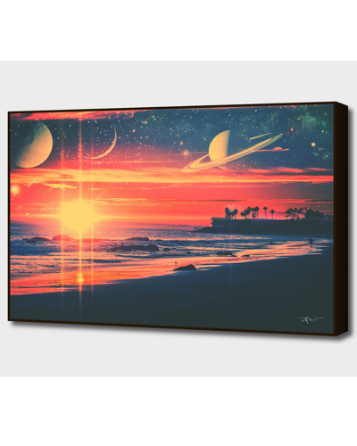 Curioos A Fax From The Beach In Red