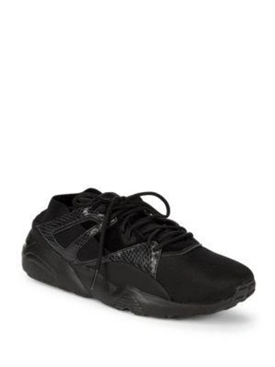 Puma Bog Sock Snake Sneakers In Black