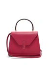 Valextra Iside Mini Grained-leather Bag In Pink