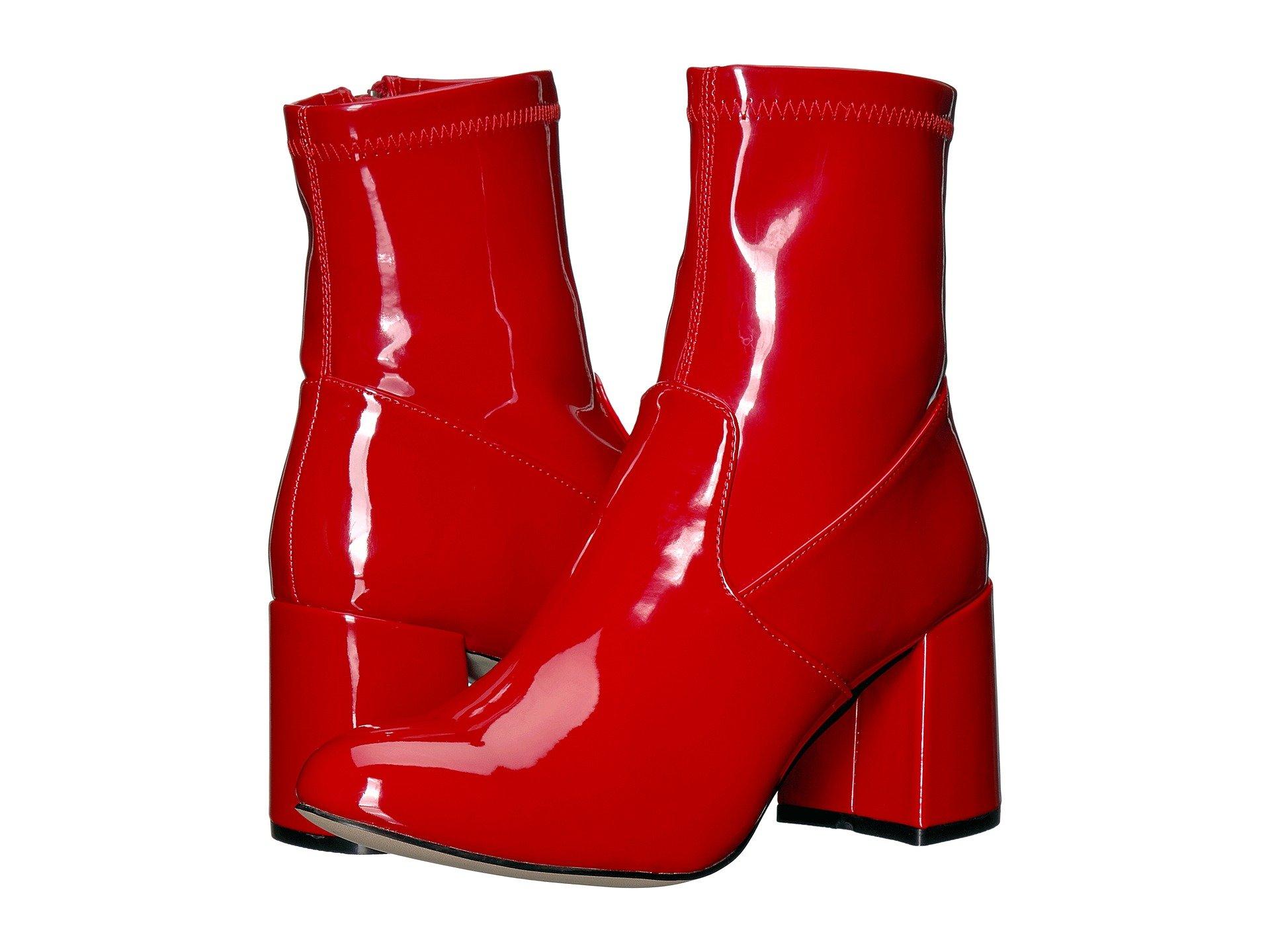 red booties steve madden