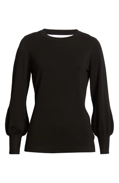 Anne Klein Dolman Sleeve Sweater In Black