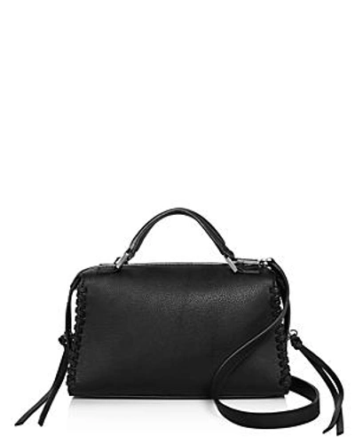 Nasty Gal Whip It Good Satchel In Black/silver