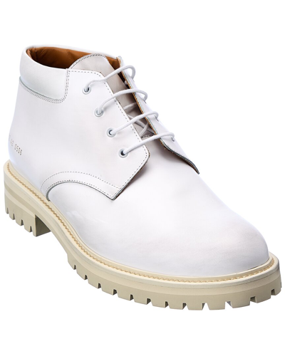 Common Projects Leather Boot In White