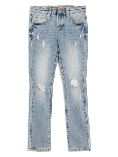Guess Factory Kids' Minime Scoth Skinny Jeans (7-18) In Blue