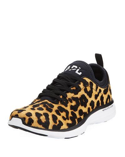 leopard apl shoes