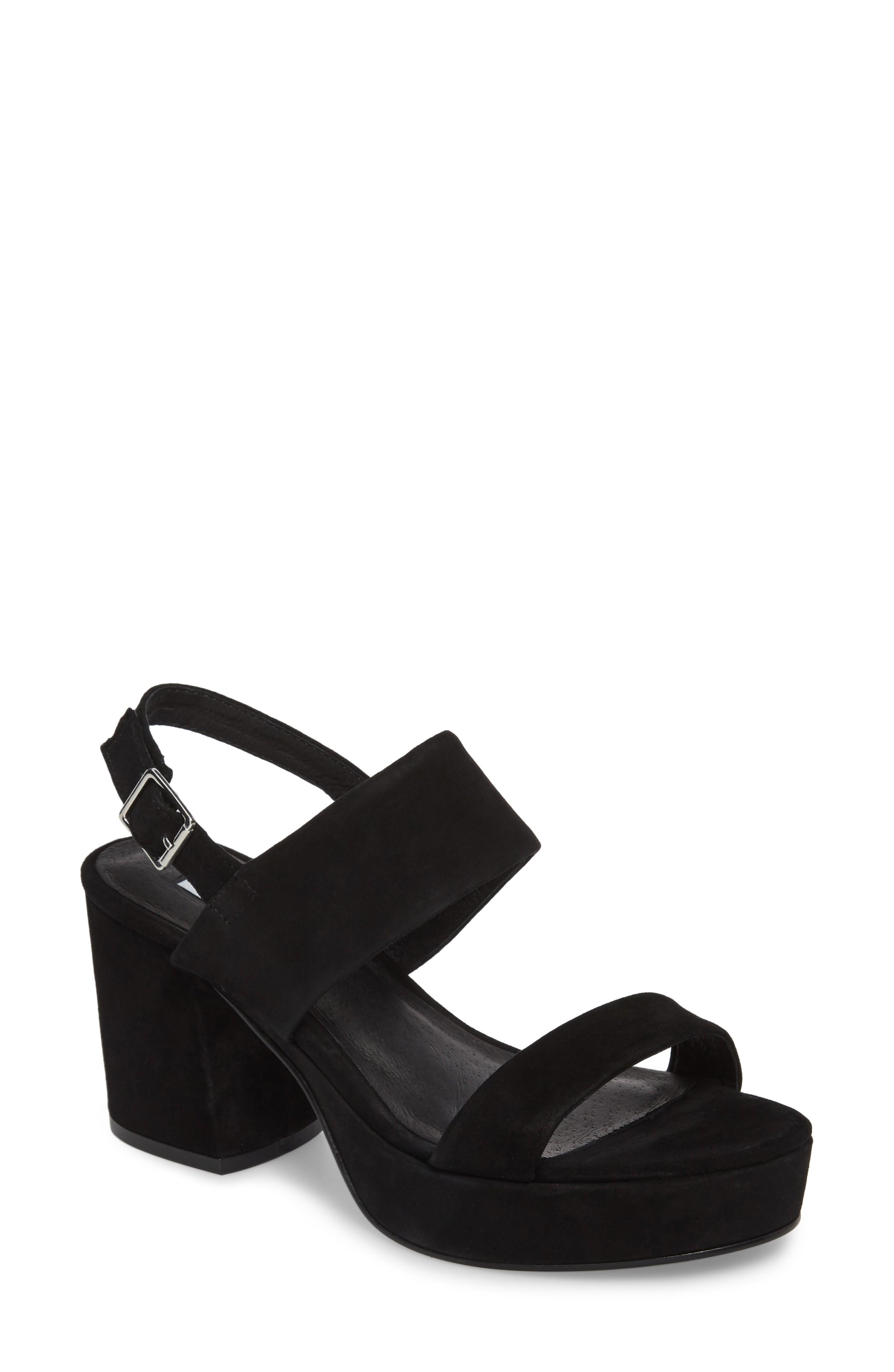 steve madden suede platform heels