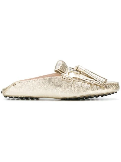 Tod's Slip In Metallic