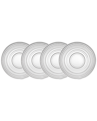 Godinger Lumina Set Of Four 10.5in Dinner Plates In Nocolor