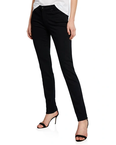 A.w.a.k.e. Womens Super Black The Farrah Skinny High-rise Jeans 25 In Sba Black