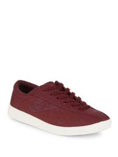 Tretorn Ny Lite Plus Lace-up Sneakers In Deep Red