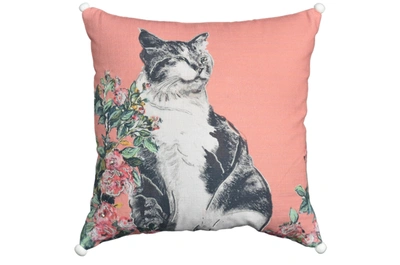 Vibhsa Pink Decorative Pillow In Multi