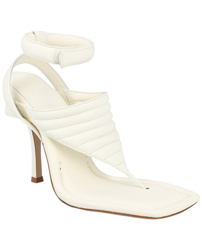 Gia Borghini Couture Leather Pump In White