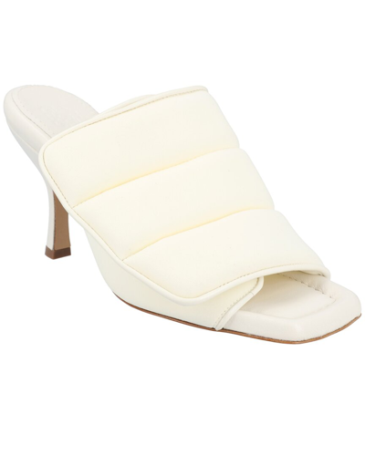 Gia Borghini Couture Leather Sandal In White
