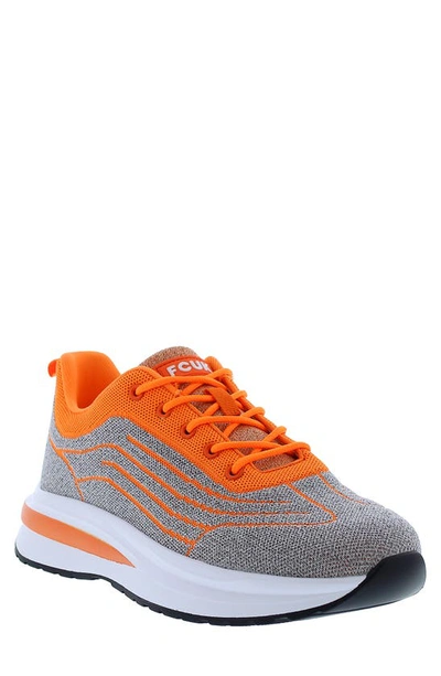 French Connection Crew Athletic Sneaker In Orange