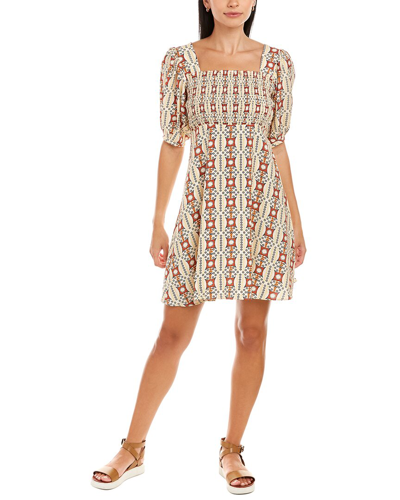 Traffic People Tala Mini Dress In White