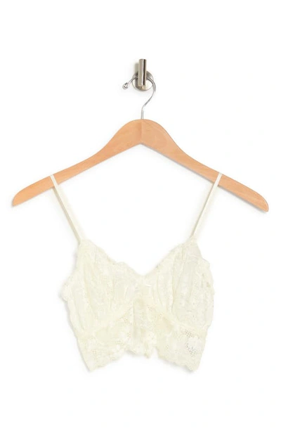 Wishlist Lace Spaghetti Strap Bralette In Ivory