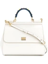 Dolce & Gabbana Sicily Shoulder Bag - White