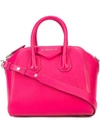 Givenchy Antigona Mini Leather Bag In Pink & Purple