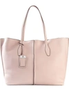 Tod's Joy Large Leather Shopper In Pink