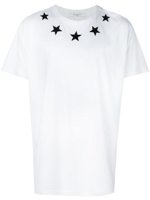 Givenchy Columbian-fit Star Patch T-shirt - White | ModeSens