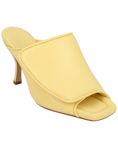 Gia Borghini Couture Leather Sandal In Yellow