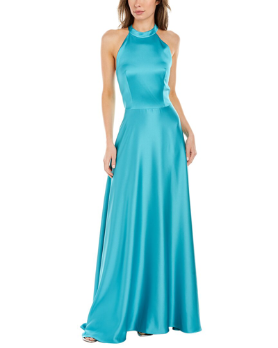 Carla Ruiz Maxi Dress In Blue